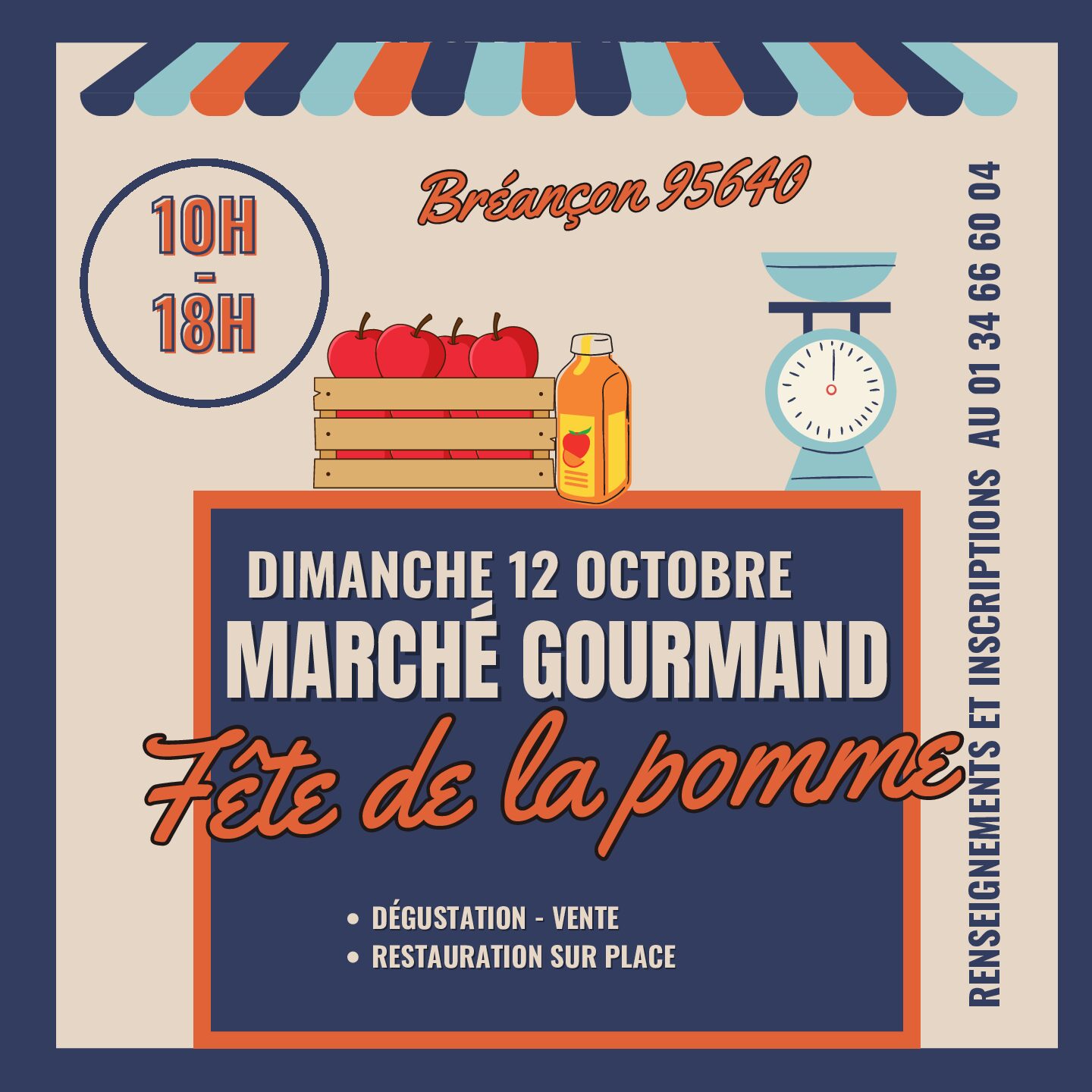 Marché et pommes 12 oct 25